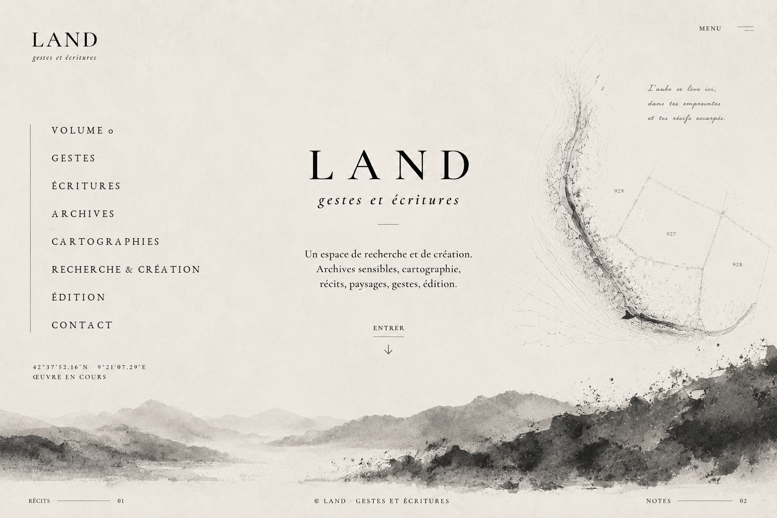 LAND gestes et écritures